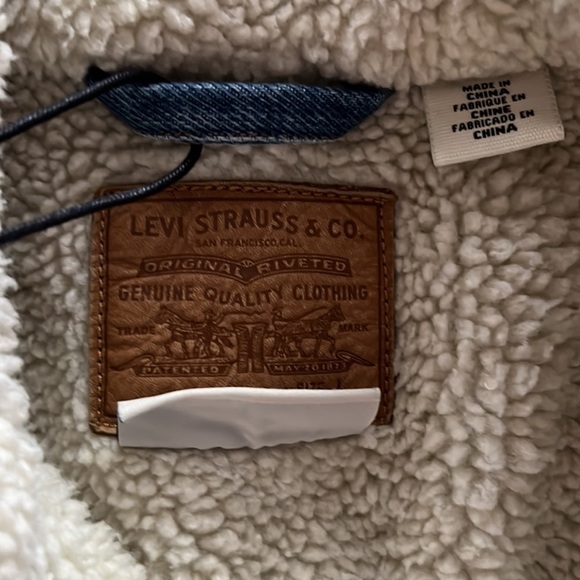 Levi’s Premium Ex-Boyfriend Sherpa Trucker Jacket - Picture 5 of 10
